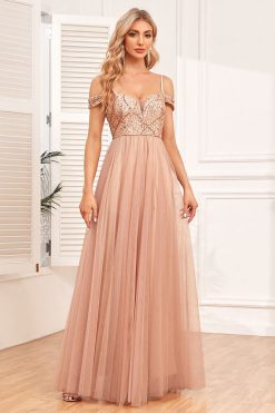 Robe Ceremonie Bohème Nude Robe Ceremonie Bohème Nude