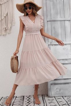 Robe Bohème Beige Robe Bohème Beige