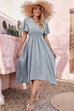 Robe Bohème Bleu Ciel Robe Bohème Bleu Ciel