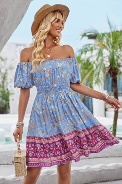 Robe Bohème Epaules Nus Robe Bohème Epaules Nus