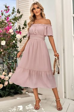 Robe Bohème Longueur Mi-Mollet Robe Bohème Longueur Mi-Mollet