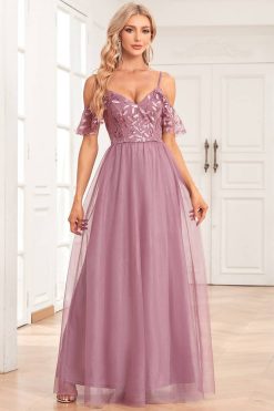 Robe Bohème Vieux Rose Robe Bohème Vieux Rose