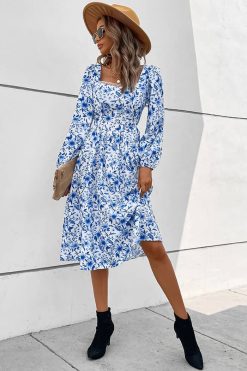 Robe À Fleurs Vintage Bohème Robe À Fleurs Vintage Bohème