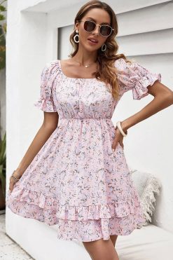 Robe Rose Pale Style Vintage Bohème Robe Rose Pale Style Vintage Bohème